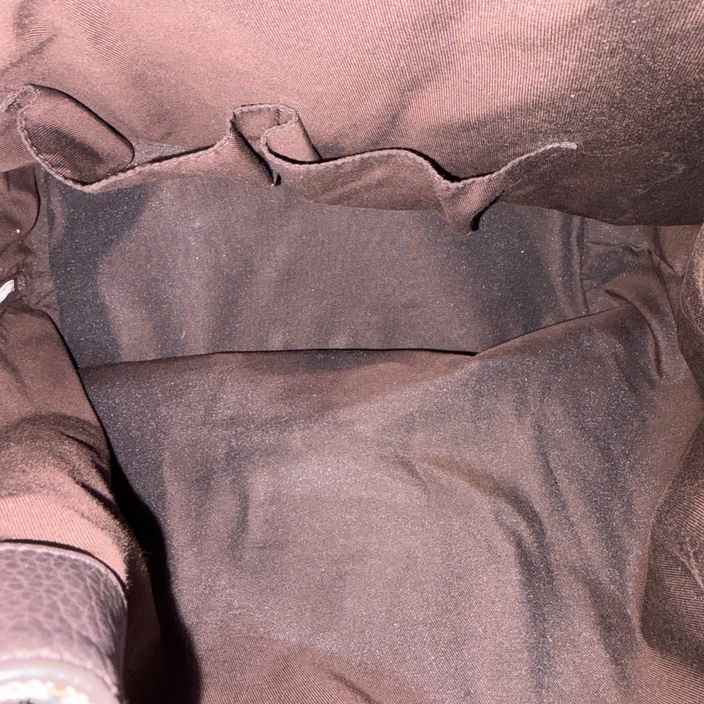 Gucci Brown Logo Drawstring backpack - image 8